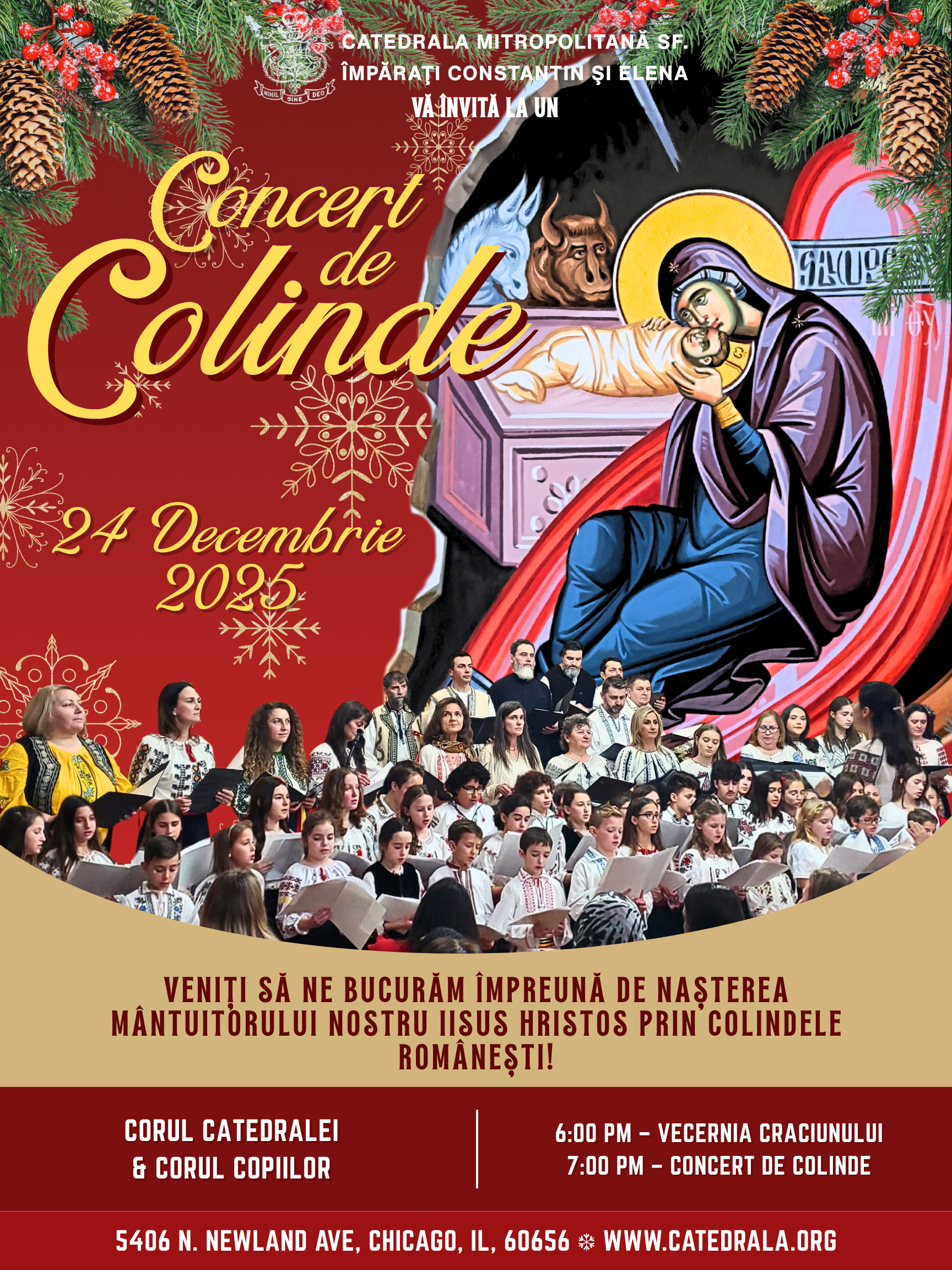 Concert de Colinde 2025 Poster